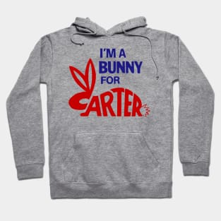 Jimmy Carter Campaign Button - I'm a Bunny for Carter Hoodie